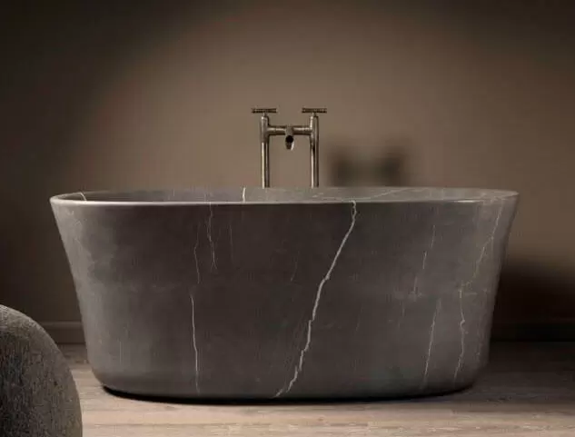 Bañera en piedra natural